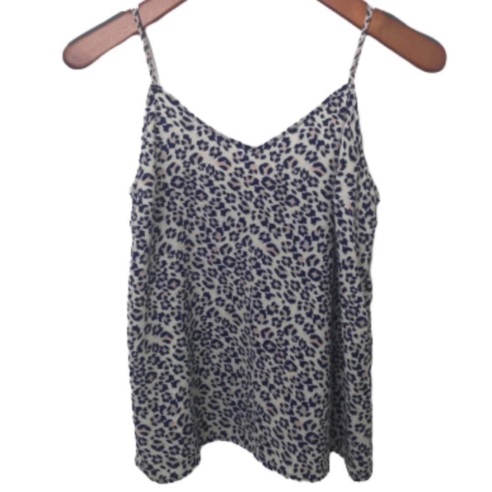 Skies Are Blue Women’s XS Leopard Print Braided Strap Cami Top